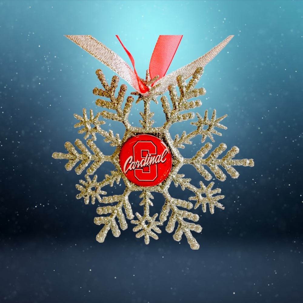 Stanford CARDINALS Handmade Snowflake *NEW*
